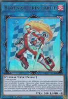 Boxenritterin Earlie MP23-DE149 ist in Ultra Rare Yu-Gi-Oh Karte aus 25th Anniversary Tin Dueling Heroes 1.Auflage
