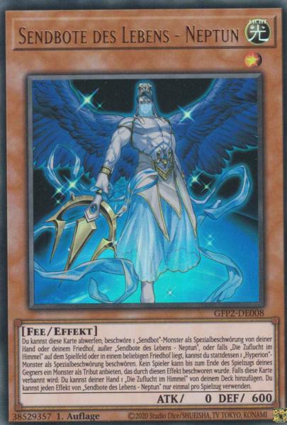 Sendbote des Lebens - Neptun GFP2-DE008 ist in Ultra Rare Yu-Gi-Oh Karte aus Ghosts from the Past The 2nd Haunting 1.Auflage