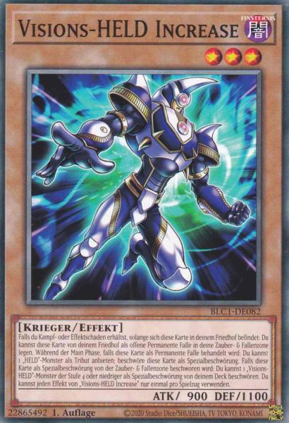 Visions-HELD Increase BLC1-DE082 ist in Common Yu-Gi-Oh Karte aus Battles of Legend Chapter 1 1.Auflage