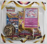 Pokemon Sword & Shield Astral Radiance 3-Pack Blister - Sylveon - Englisch