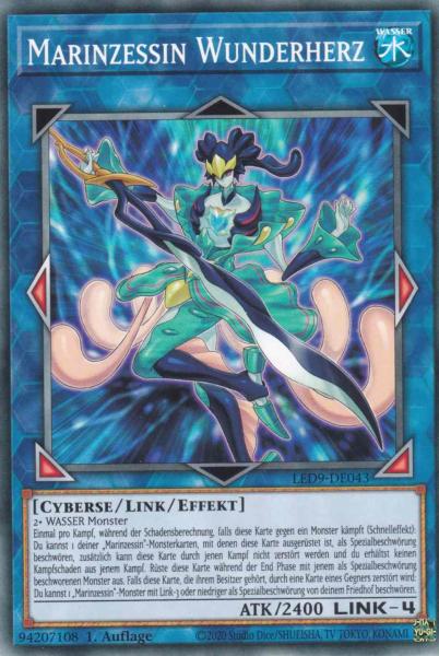 Marinzessin Wunderherz LED9-DE043 ist in Common Yu-Gi-Oh Karte aus Legendary Duelists Duels from the Deep 1.Auflage