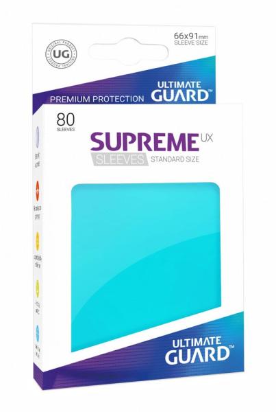 Ultimate Guard Supreme UX Kartenhüllen Standardgröße Aquamarin (80)