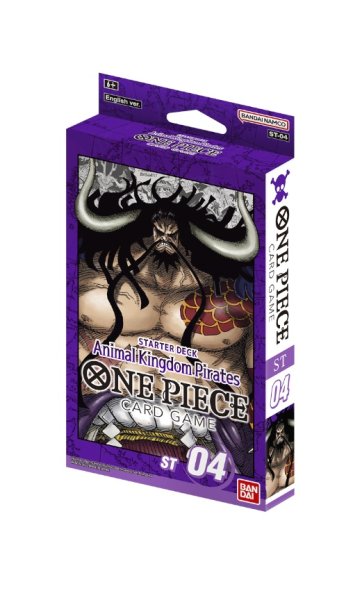 One Piece TCG Card Game - Animal Kingdom Pirates Starter Deck ST04 - Englisch