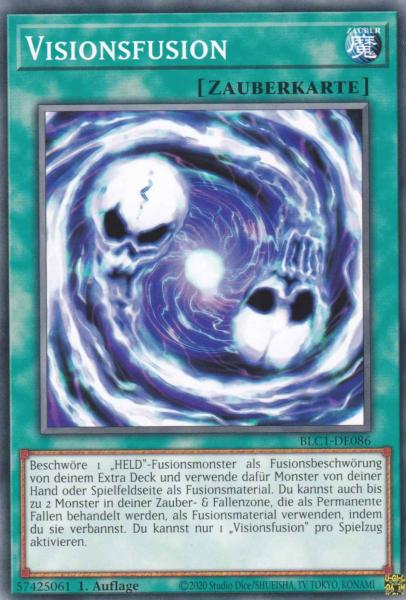 Visionsfusion BLC1-DE086 ist in Common Yu-Gi-Oh Karte aus Battles of Legend Chapter 1 1.Auflage