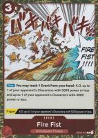 Fire Fist OP03-018 ist in Rare. Die One Piece Karte ist aus Pillars of Strength OP-03 in Normal Art.