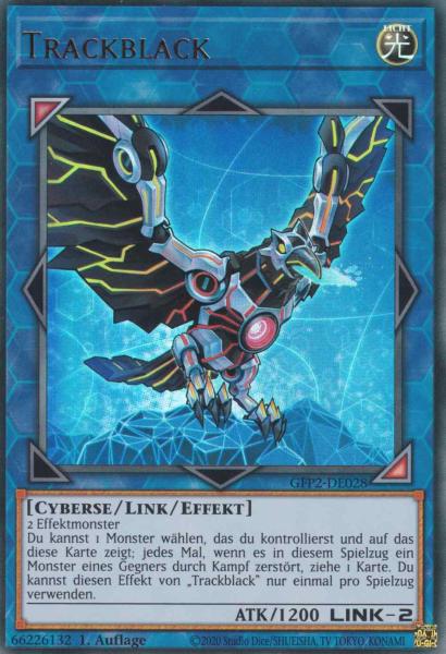 Trackblack GFP2-DE028 ist in Ultra Rare Yu-Gi-Oh Karte aus Ghosts from the Past The 2nd Haunting 1.Auflage