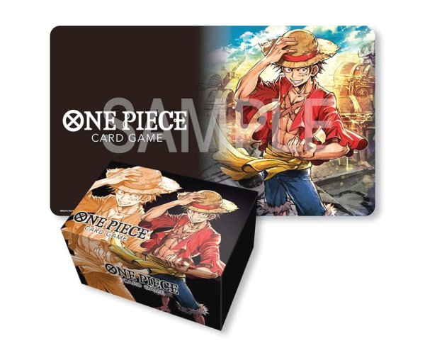 One Piece Card Game - Playmat and Storage Box Set - Monkey.D.Luffy