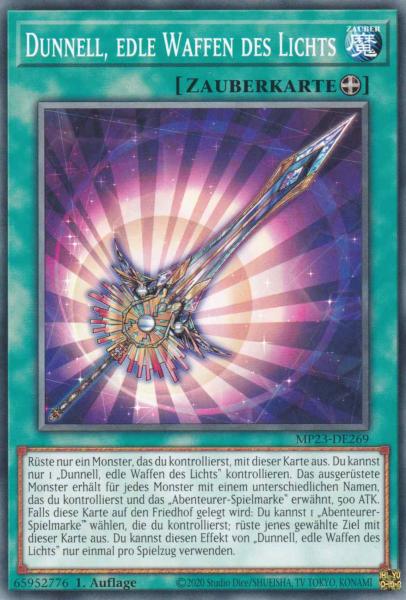Dunnell, edle Waffen des Lichts MP23-DE269 ist in Common Yu-Gi-Oh Karte aus 25th Anniversary Tin Dueling Heroes 1.Auflage