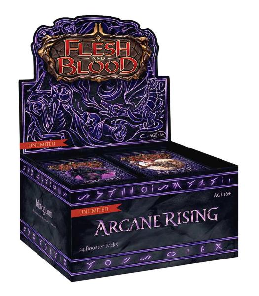 Flesh & Blood TCG - FaB Arcane Rising Unlimited Display (24 Packs) - Englisch