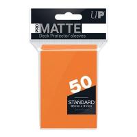 Ultra Pro Kartenhüllen - Matte Orange (50) - Standardgröße