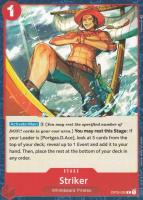 Striker OP03-020 ist in Common. Die One Piece Karte ist aus Pillars of Strength OP-03 in Normal Art.