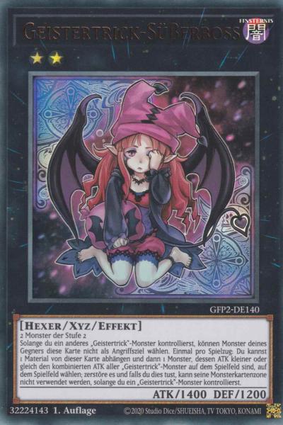 Geistertrick-Süßerboss GFP2-DE140 ist in Ultra Rare Yu-Gi-Oh Karte aus Ghosts from the Past The 2nd Haunting 1.Auflage