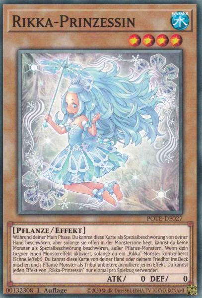 Rikka-Prinzessin POTE-DE027 ist in Common Yu-Gi-Oh Karte aus Power of the Elements 1.Auflage