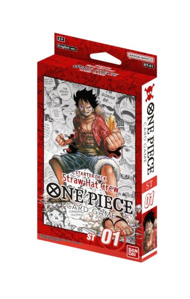 One Piece TCG Card Game - Straw Hat Crew Starter Deck ST01 - Englisch