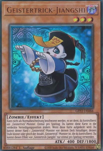 Geistertrick-Jiangshi GFP2-DE066 ist in Ultra Rare Yu-Gi-Oh Karte aus Ghosts from the Past The 2nd Haunting 1.Auflage