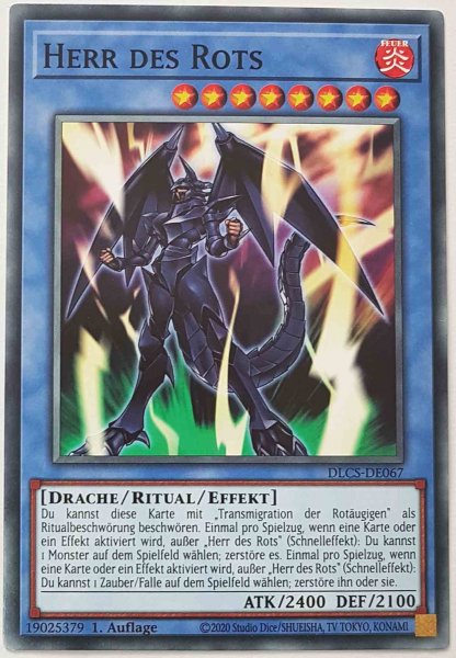 Herr des Rots DLCS-DE067 ist in Common Yu-Gi-Oh Karte aus Dragons of Legend The Complete Series 1.Auflage