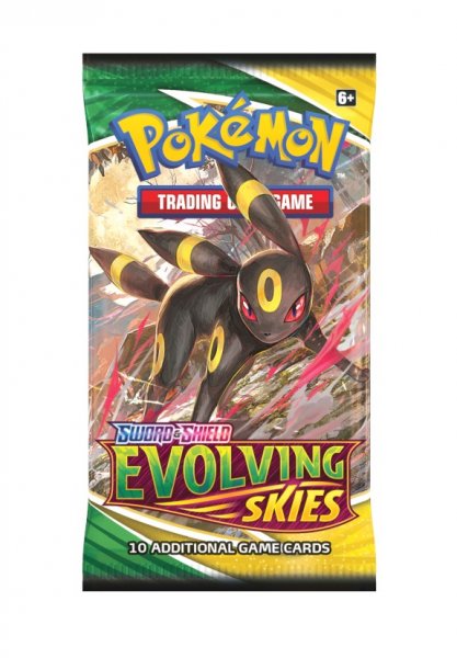 Pokemon Sword and Shield Evolving Skies Booster - Englisch