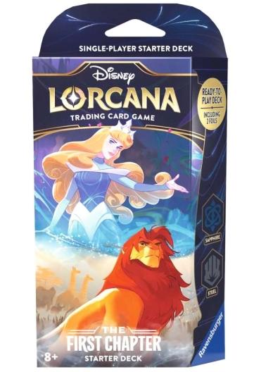 Disney Lorcana: The First Chapter - Sapphire & Steel - Starter Deck - Englisch