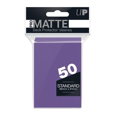 Ultra Pro Kartenhüllen - Matte Lila (50) - Standardgröße