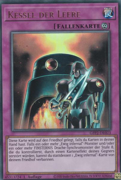 Kessel der Leere GFP2-DE023 ist in Ultra Rare Yu-Gi-Oh Karte aus Ghosts from the Past The 2nd Haunting 1.Auflage