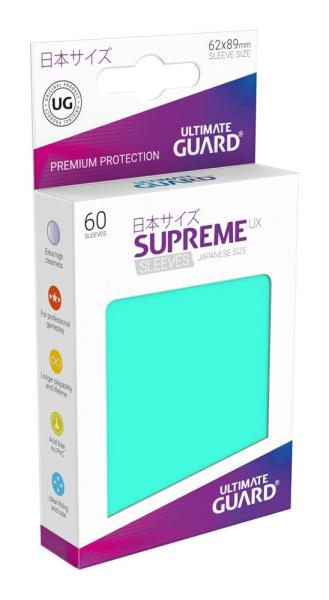 Ultimate Guard Supreme UX Kartenhüllen Japanische Größe Türkis (60)
