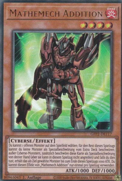 Mathemech Addition GFP2-DE117 ist in Ultra Rare Yu-Gi-Oh Karte aus Ghosts from the Past The 2nd Haunting 1.Auflage