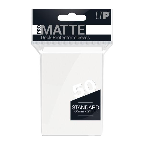 Ultra Pro Kartenhüllen - Matte Weiß (50) - Standardgröße